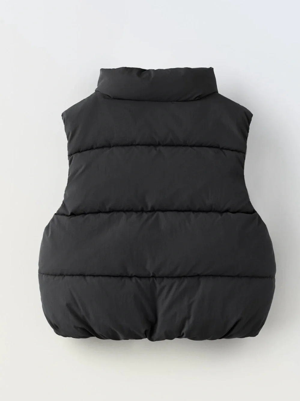 Zara Boys Black Quilted Puffer Vest (Size: 3-4)